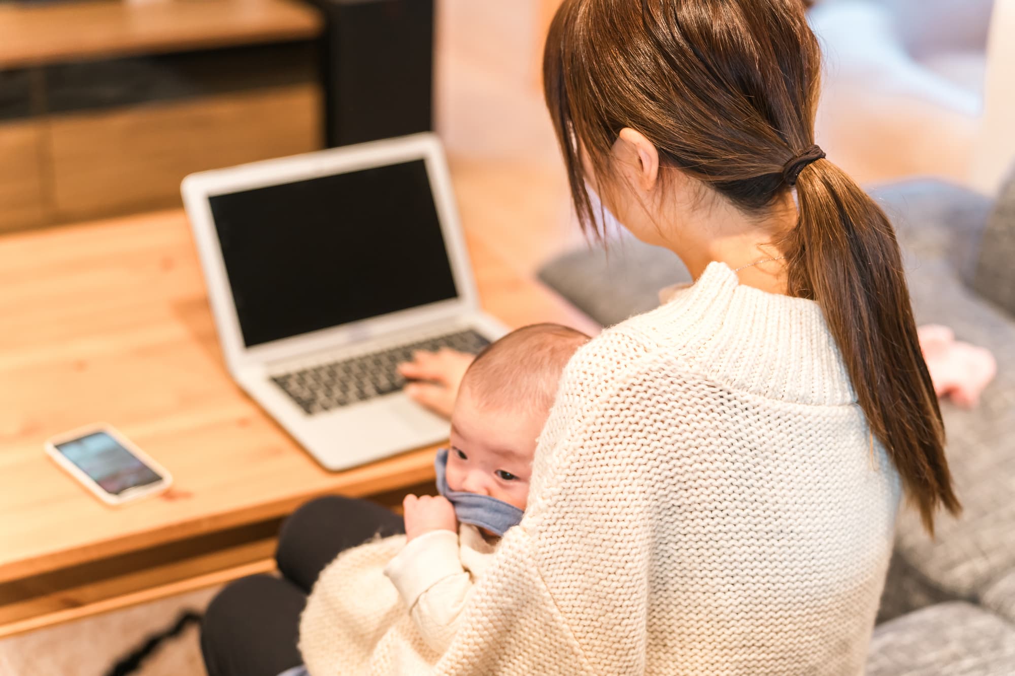 育休復帰後に退職する人の割合は30％